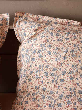 Taie d'oreiller percale de coton "Jeanne"