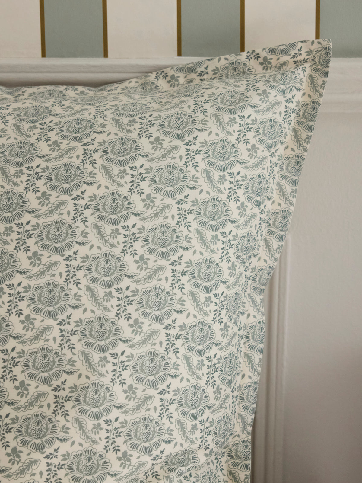 Taie d'oreiller percale de coton "Géraldine"
