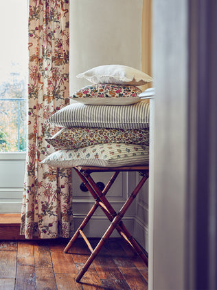 Taie d'oreiller percale de coton lavée "Coutil"