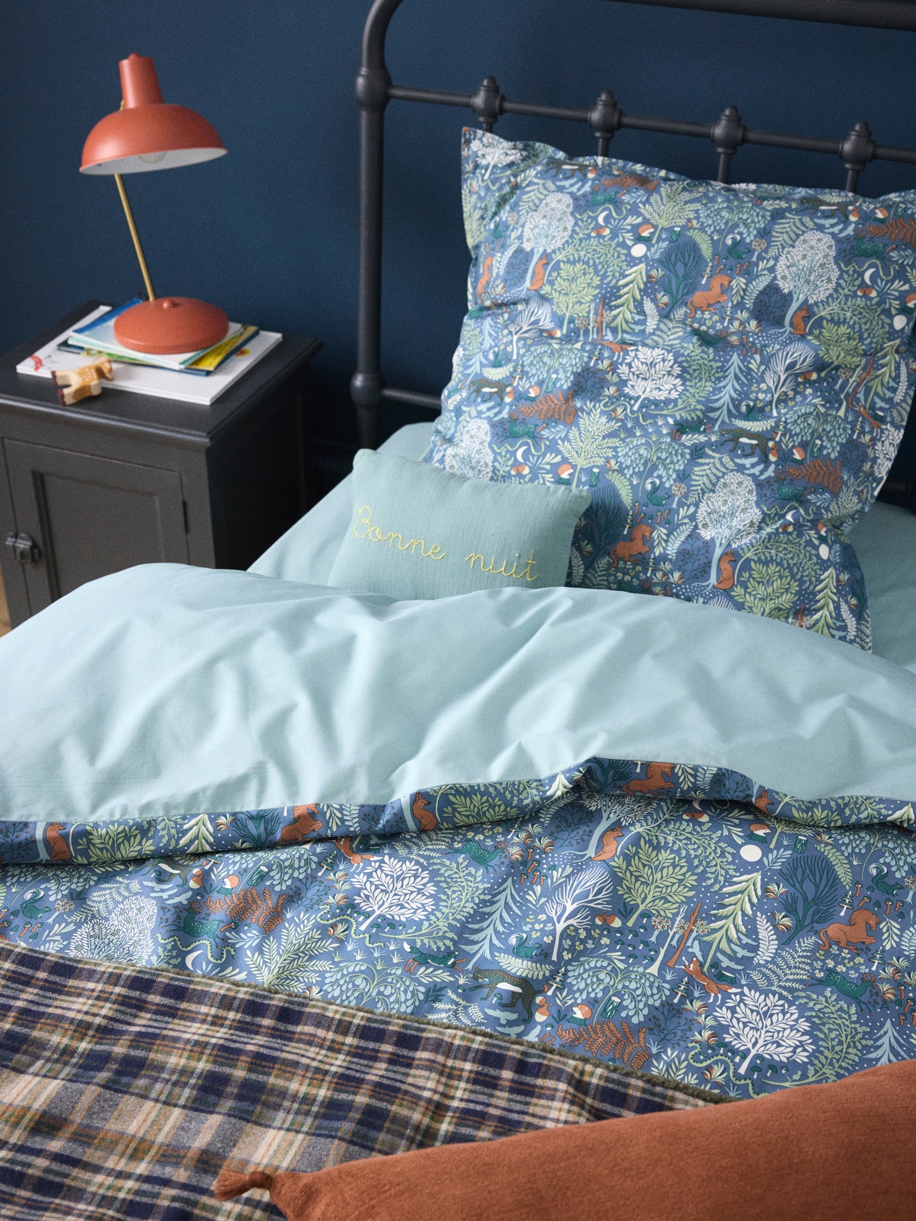 Taie d'oreiller percale de coton "Axel"
