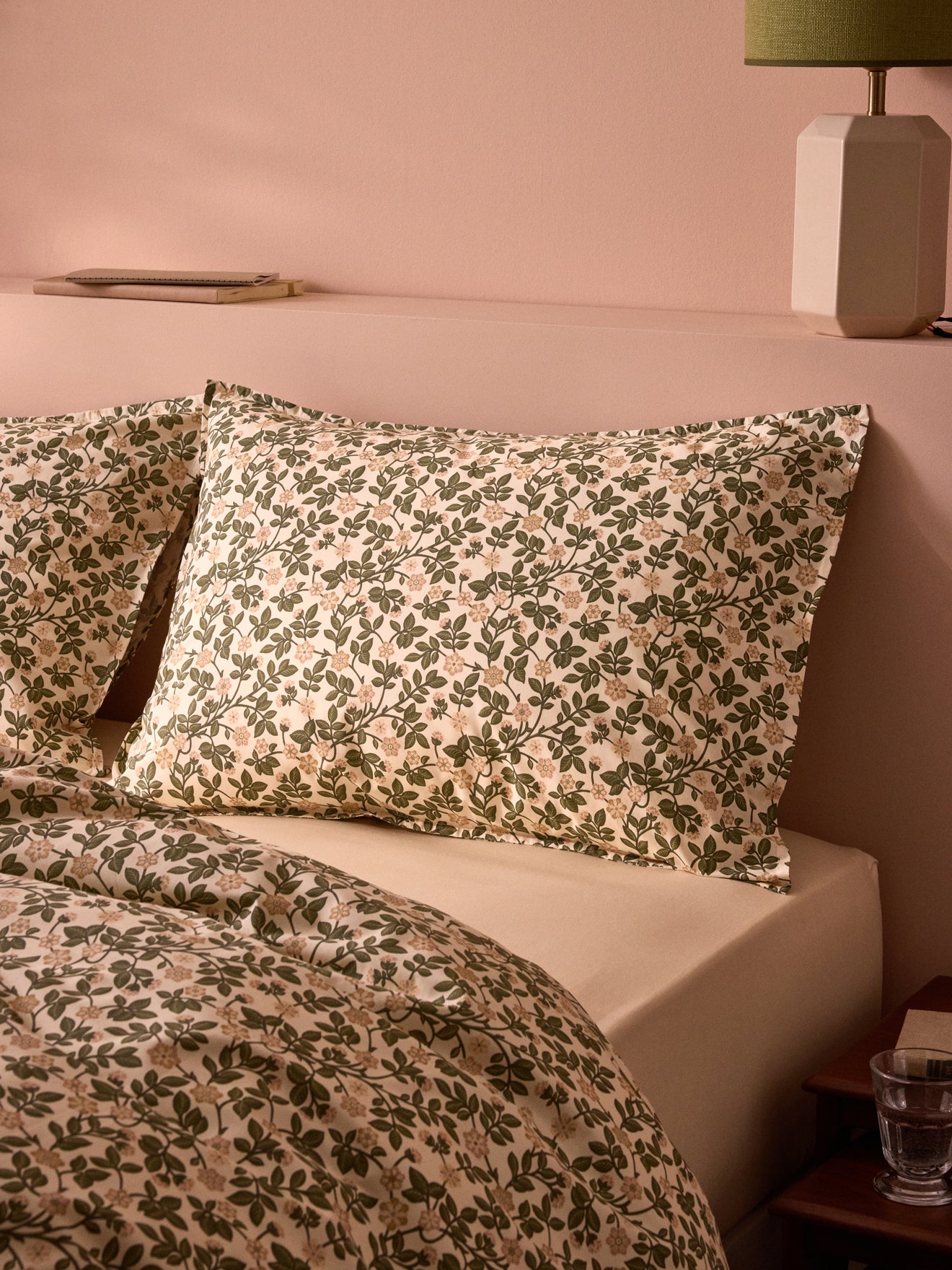 Taie d'oreiller percale de coton "Manon"