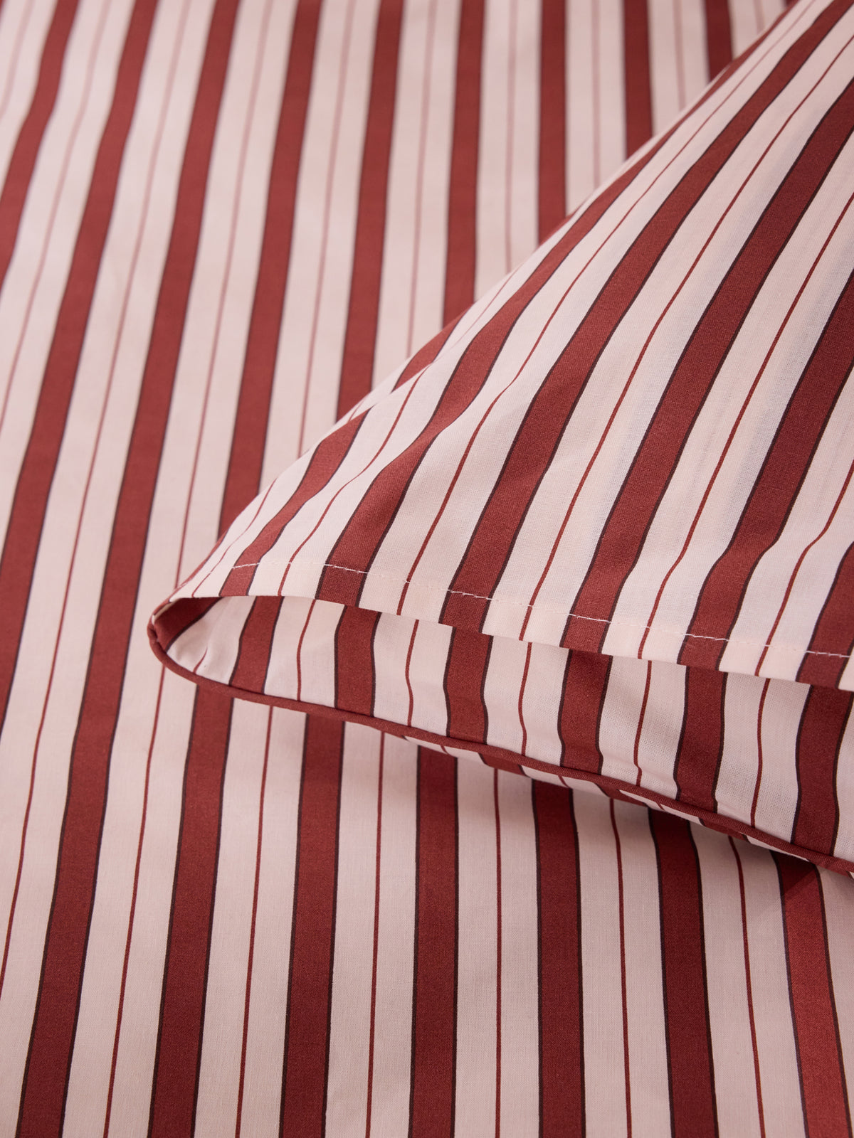 Taie d'oreiller satin de coton "Léandre"