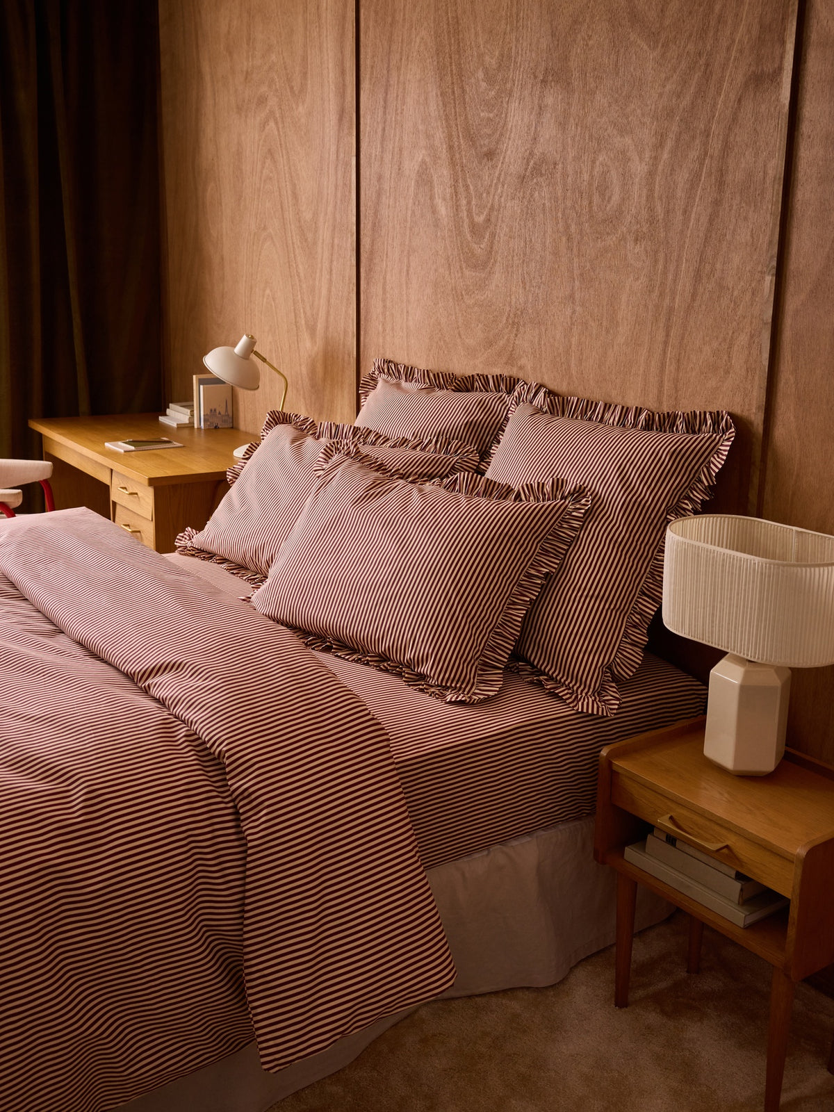 Taie d'oreiller percale de coton "Lisette"