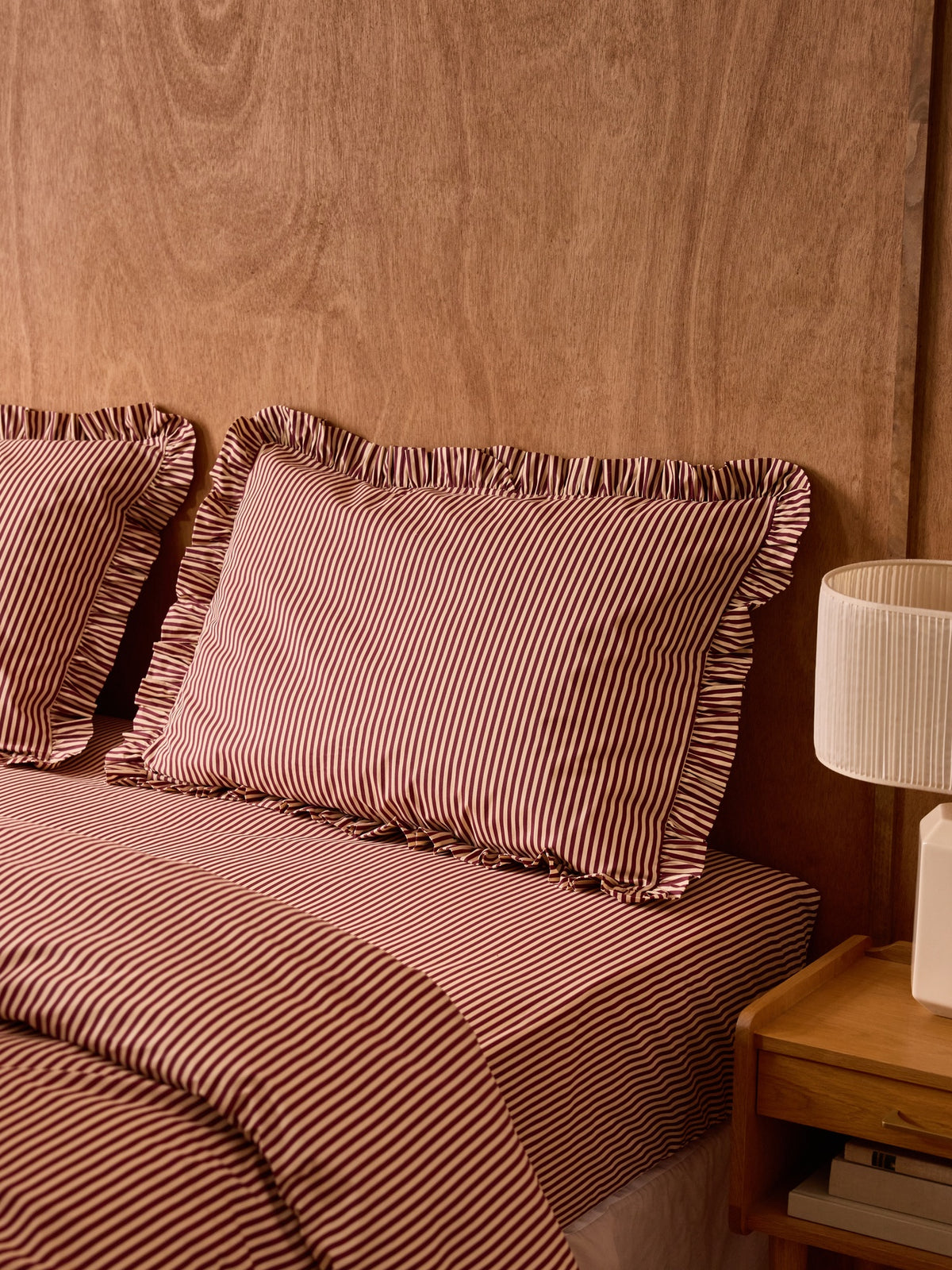 Taie d'oreiller percale de coton "Lisette"