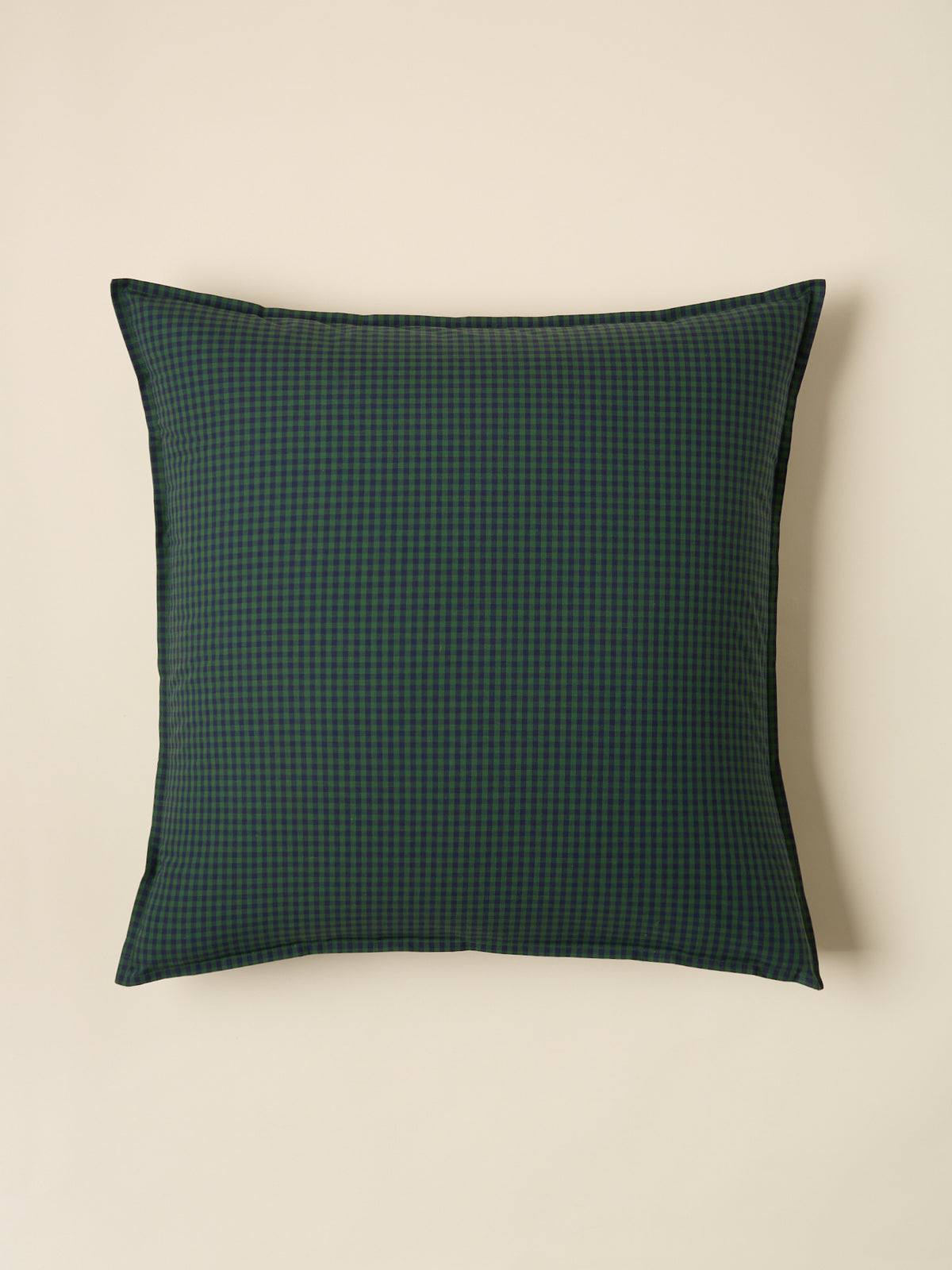 Taie d'oreiller percale de coton "Vichy"