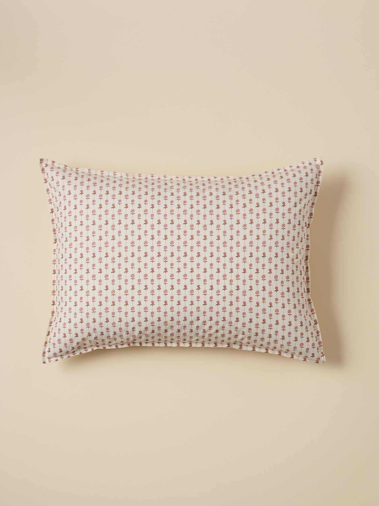 Taie d'oreiller percale de coton "Lucette"