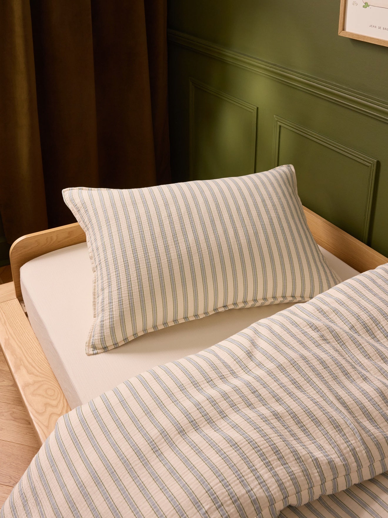 Taie d'oreiller gaze de coton "Lou"