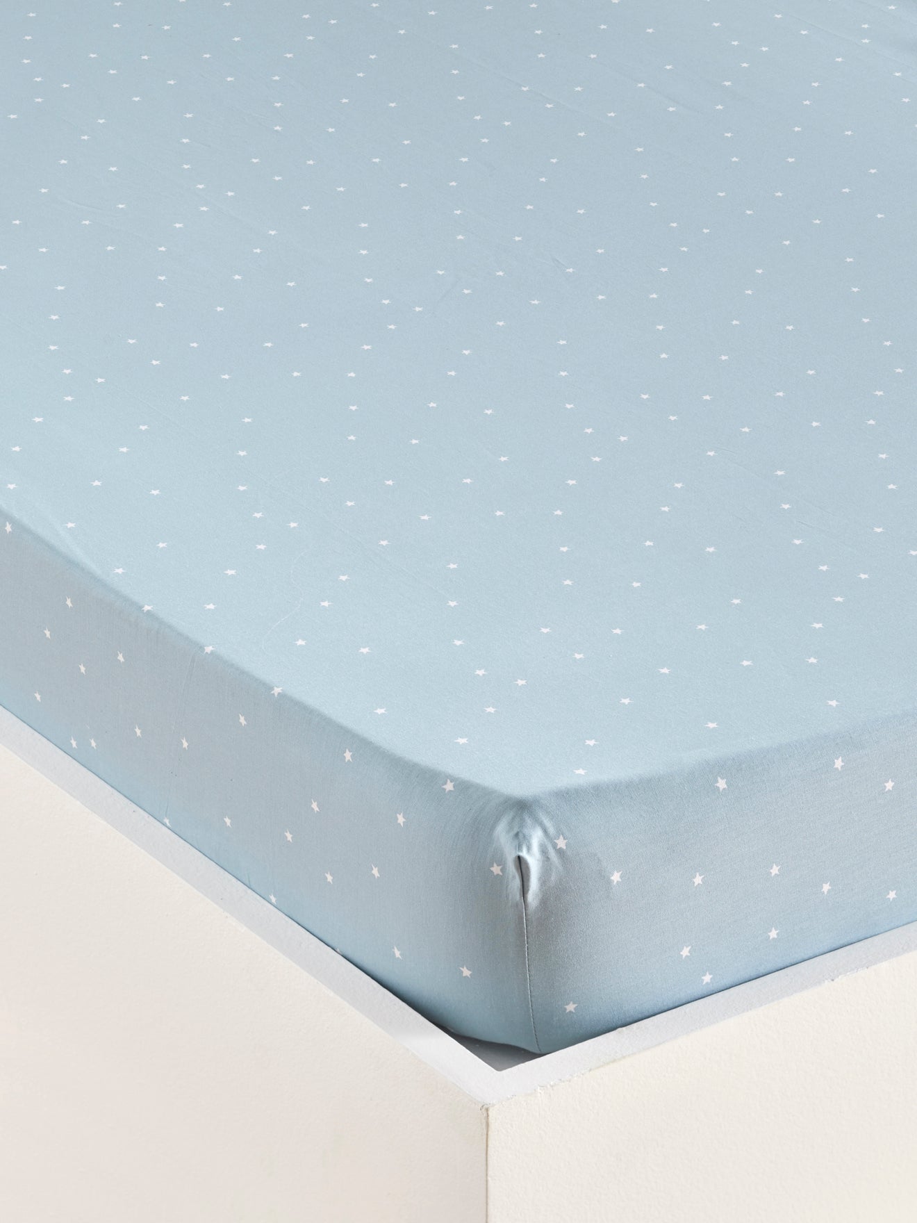 Katoenen hoeslaken met sterretjes "Piloot"