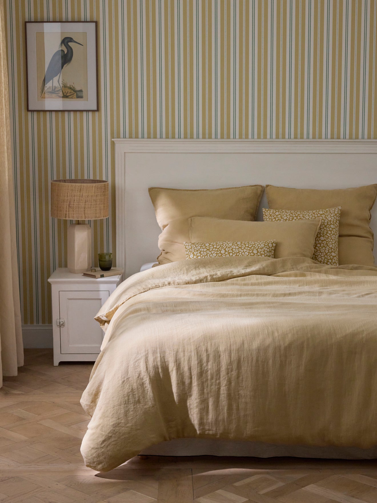 Dekbedovertrek in gewassen linnen "Cocoon"