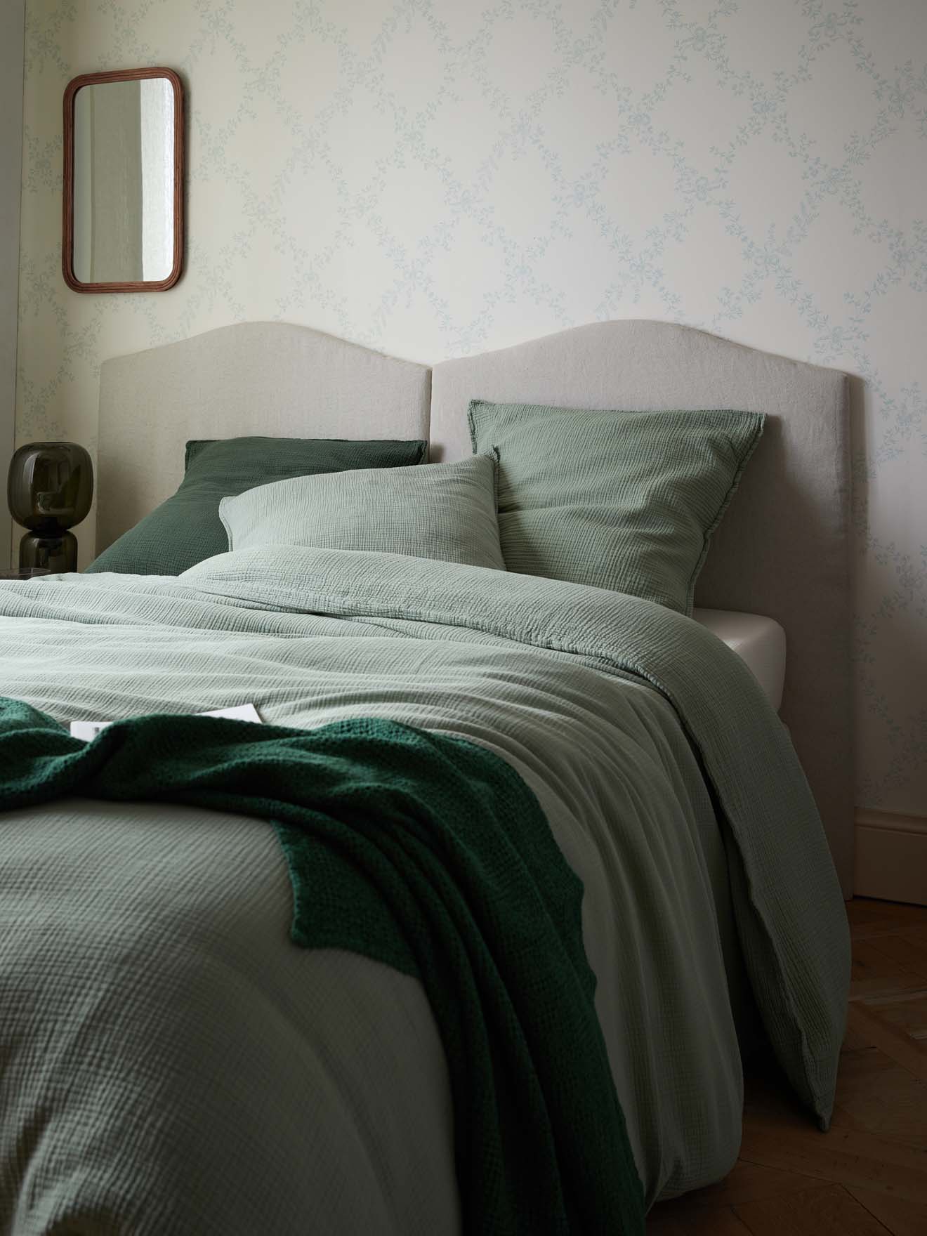 Housse de couette gaze de coton "Gaufrée"