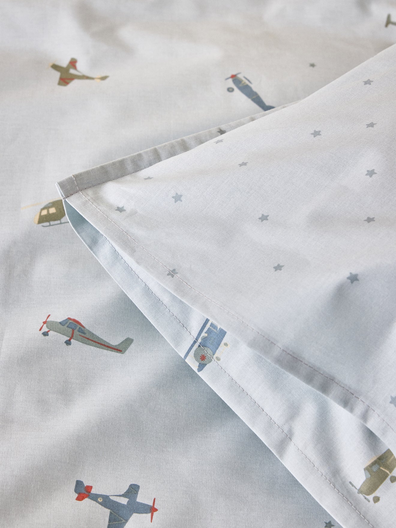 Katoenen dekbedovertrek "Piloot"