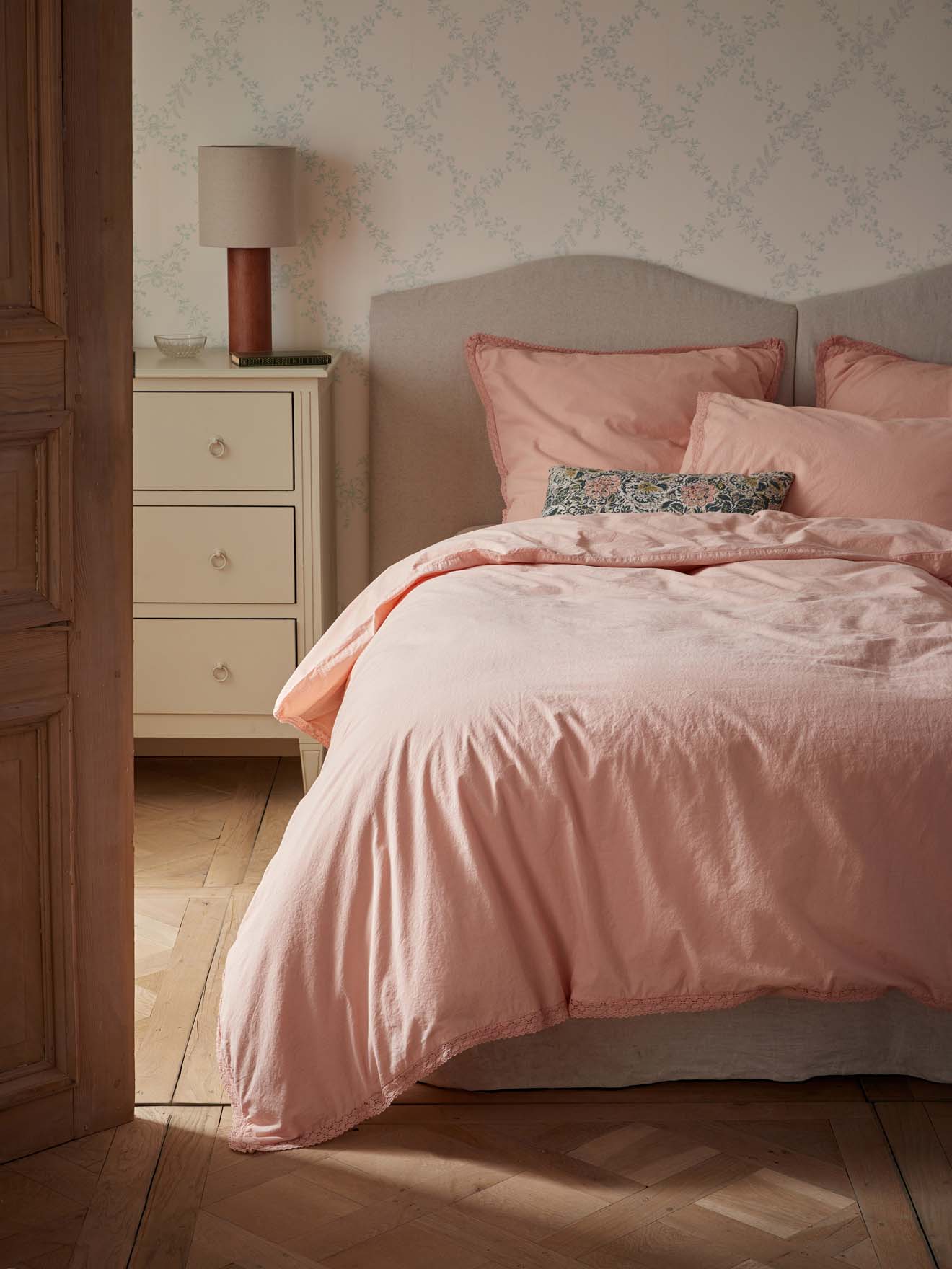 Housse de couette percale de coton "Charlotte"