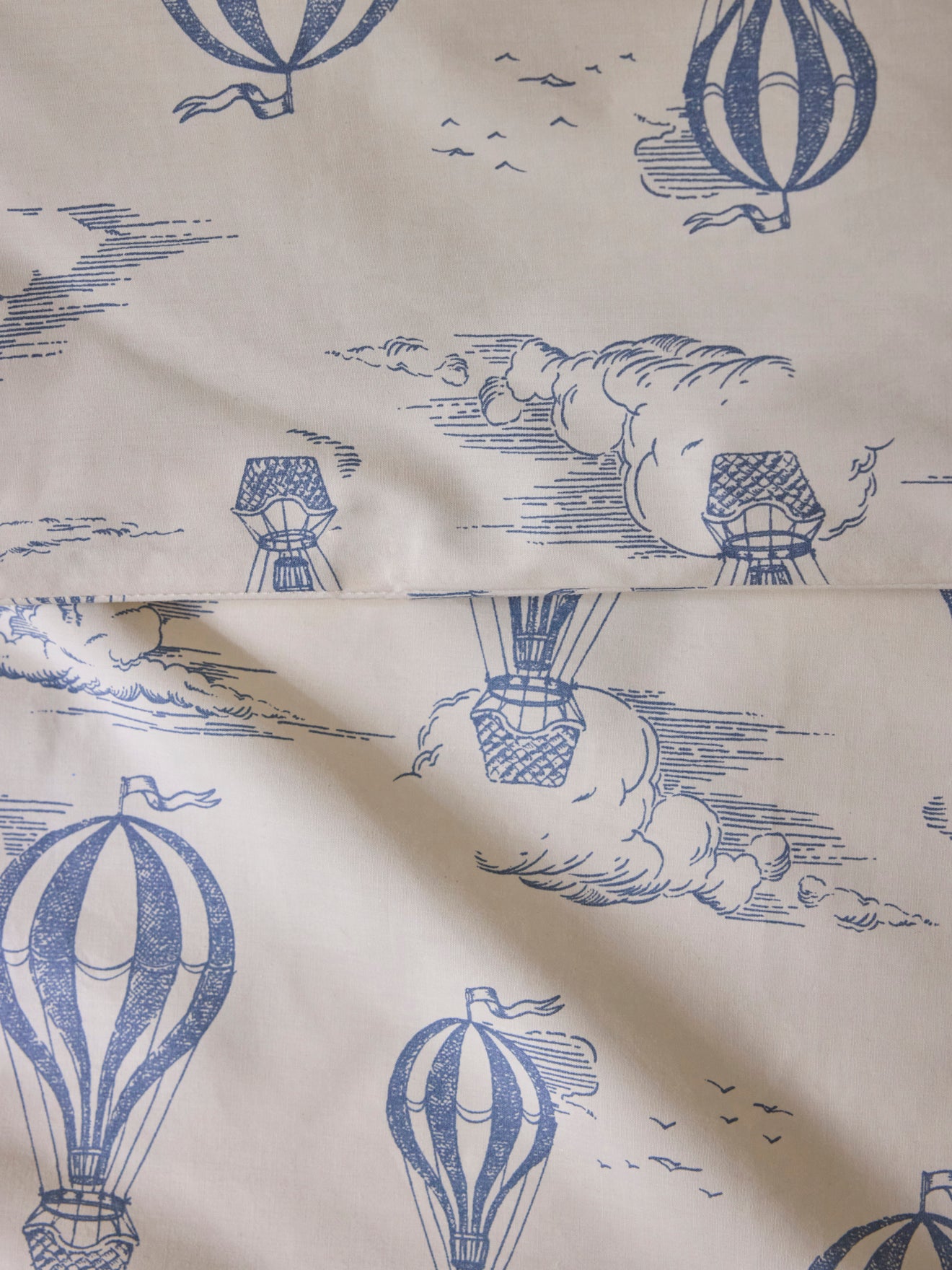Housse de couette percale de coton "Montgolfière"