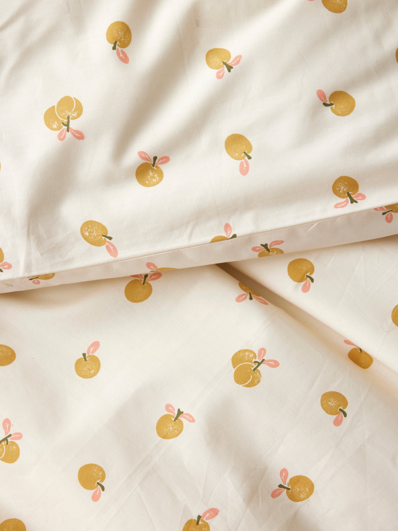 Housse de couette percale de coton "Mirabelle"