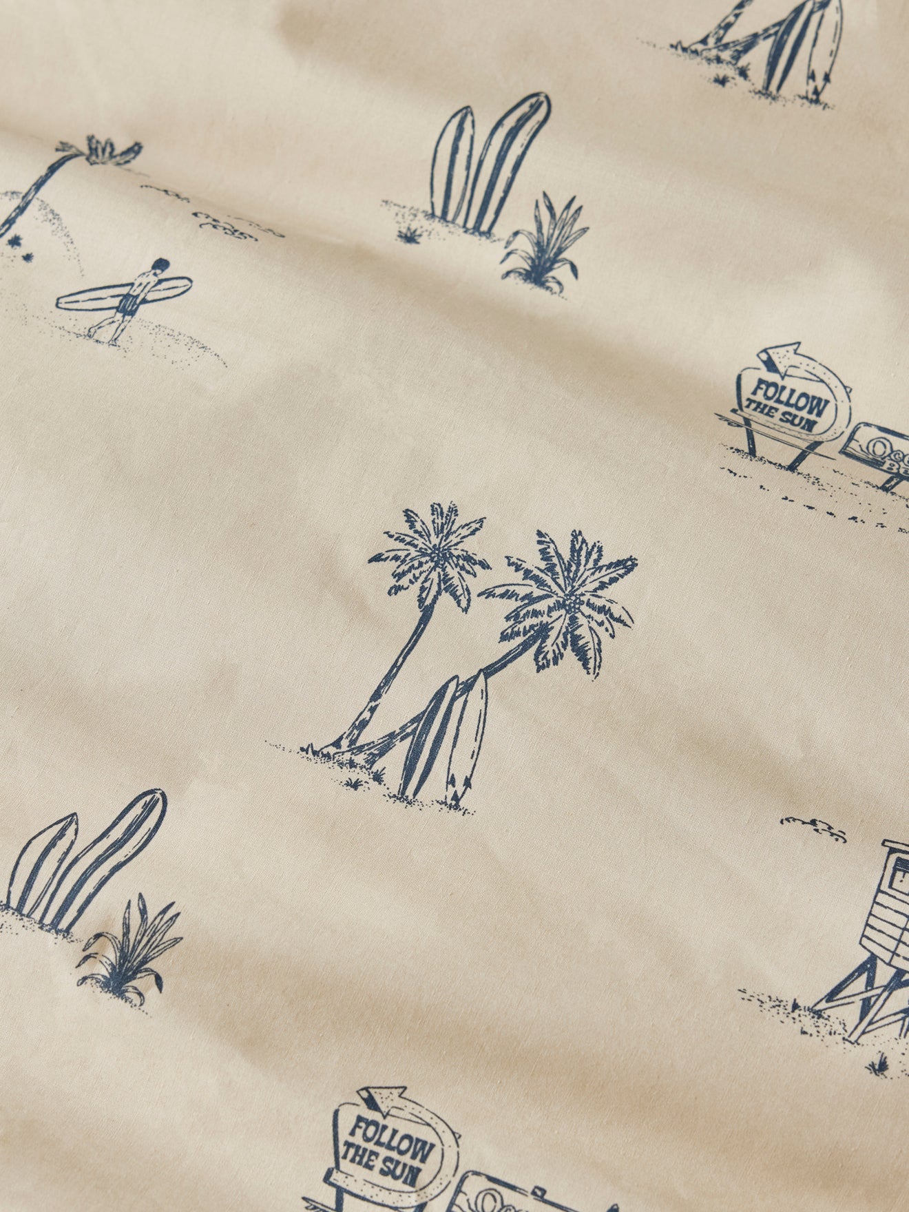 Housse de couette percale de coton "Malibu"