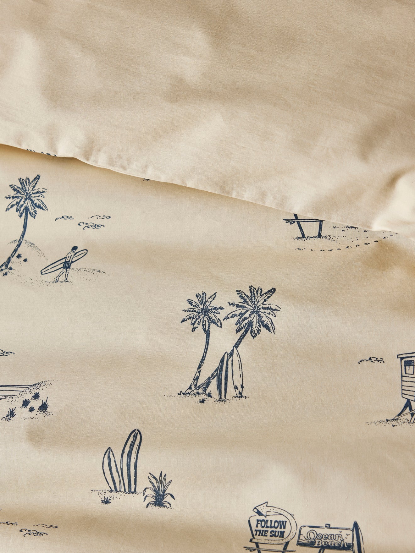 Housse de couette percale de coton "Malibu"