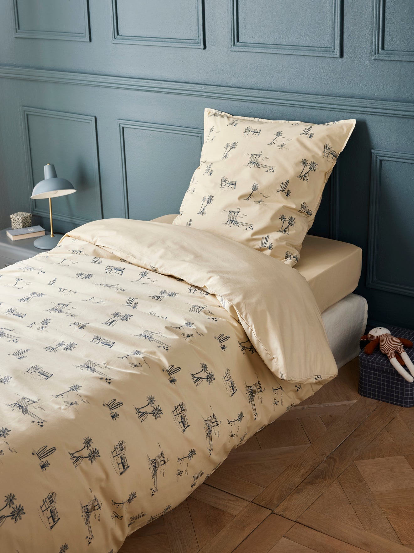 Housse de couette percale de coton "Malibu"