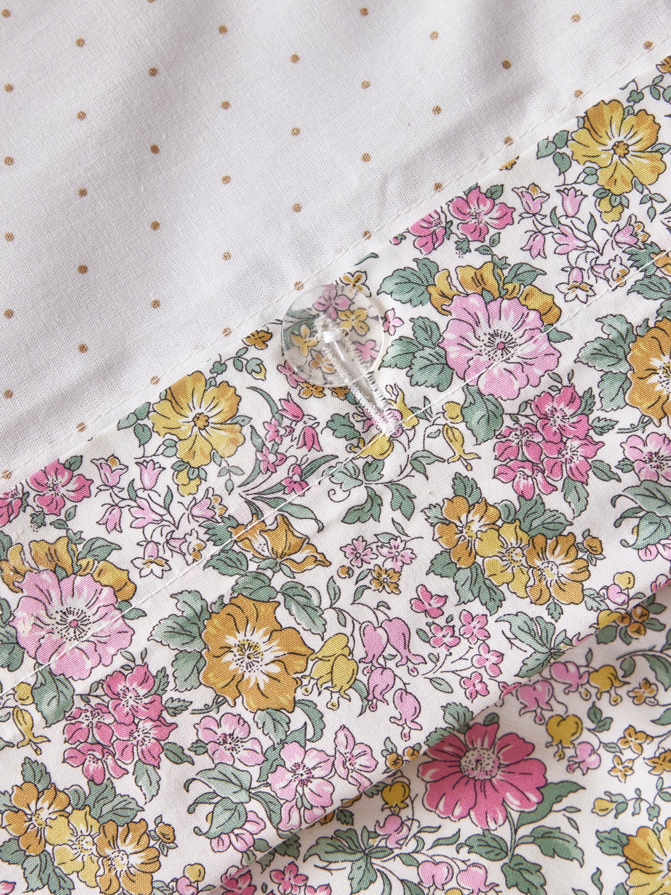 Dekbedovertrek in Liberty-stof "Clare Rich"