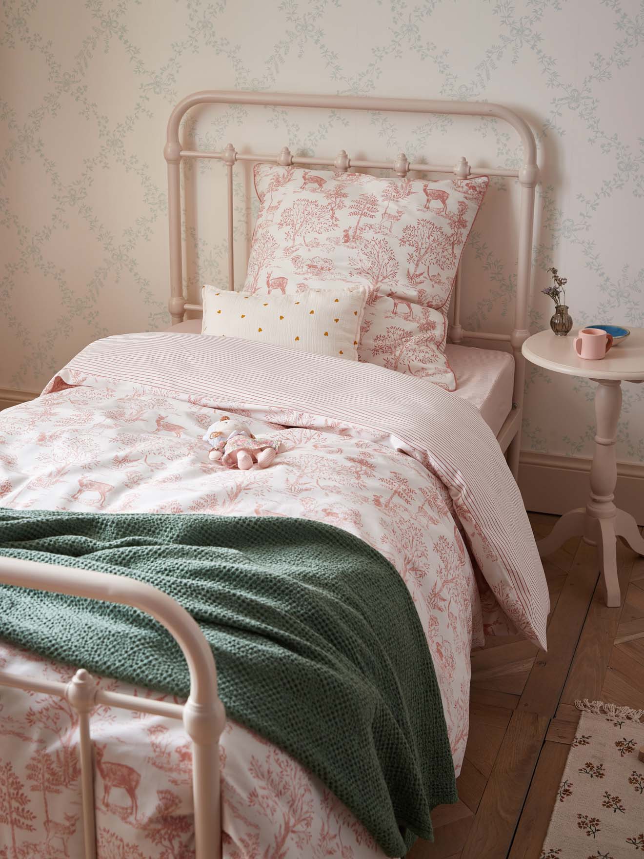 Housse de couette coton "Esprit petit Jouy"