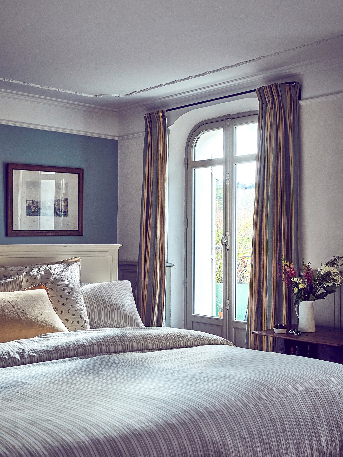 Housse de couette coton tramé aspect lin "Transat"