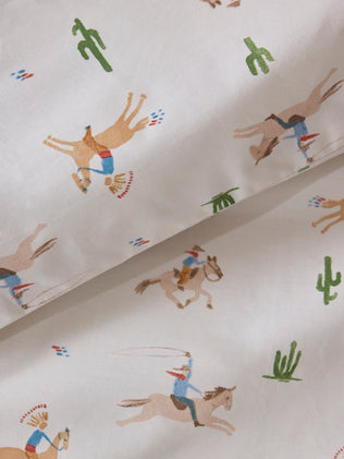 Housse de couette percale de coton "Far West"