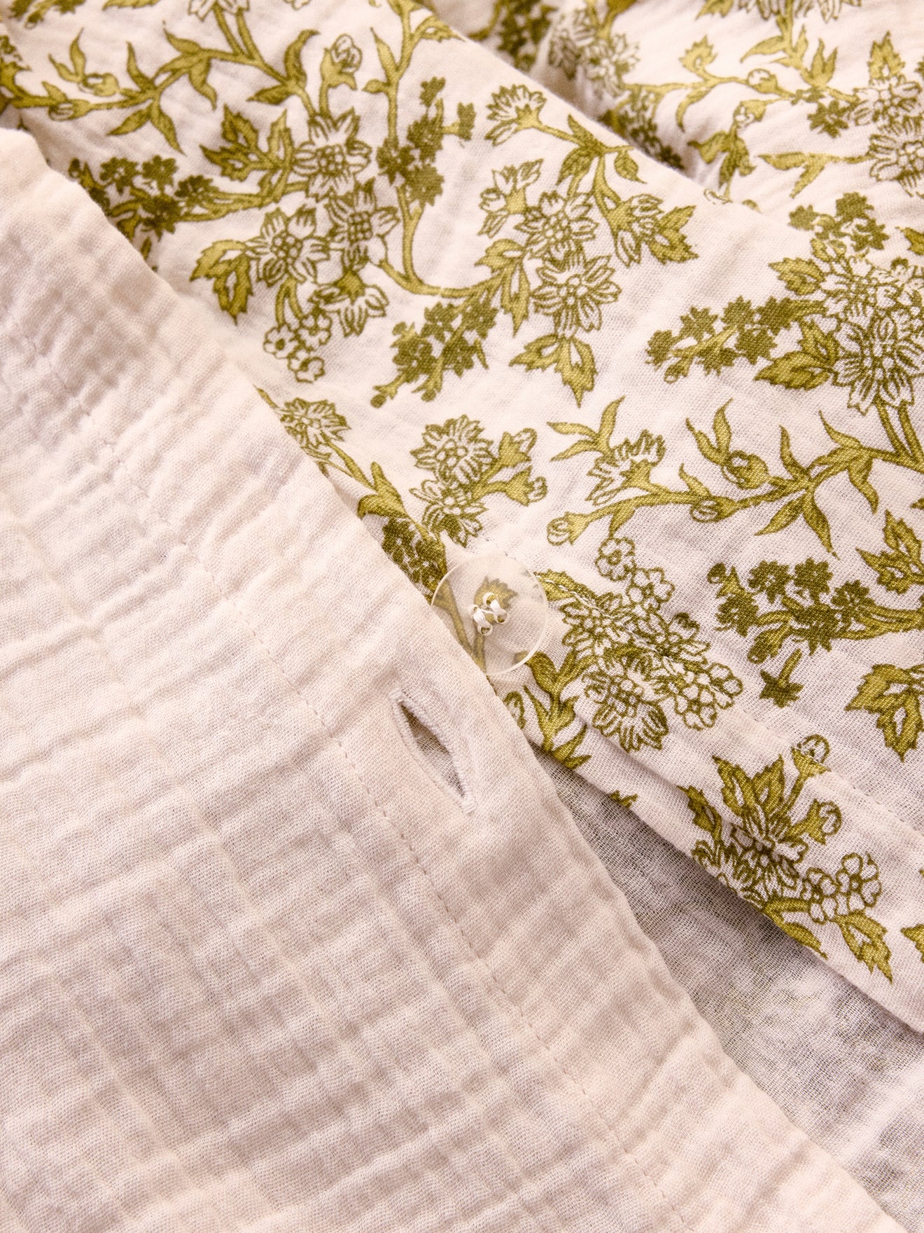 Dekbedovertrek in katoenen tetrastof "Armande"