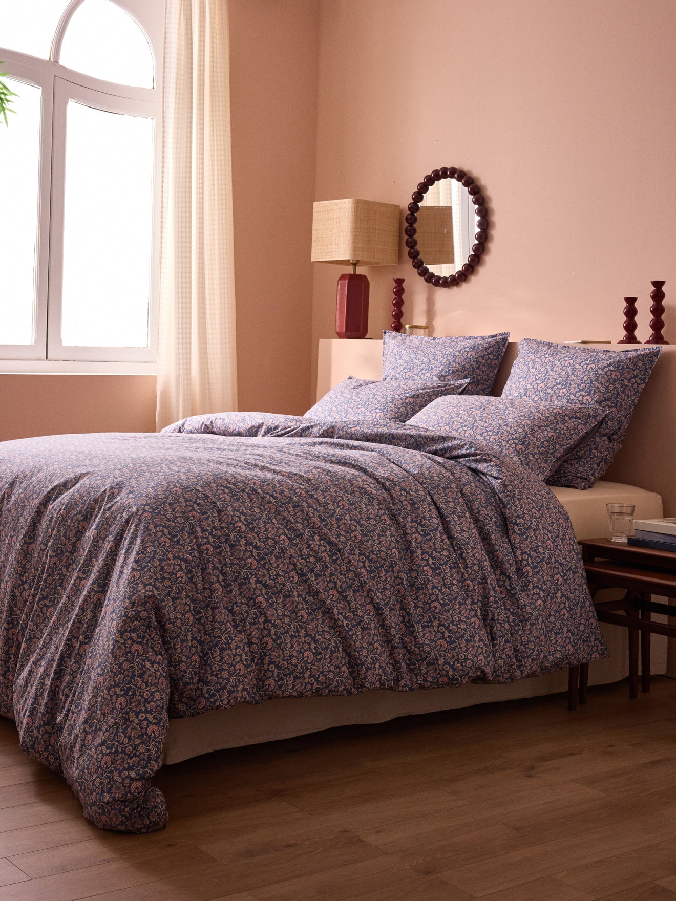 Dekbedovertrek in katoenbatist "Abélie"