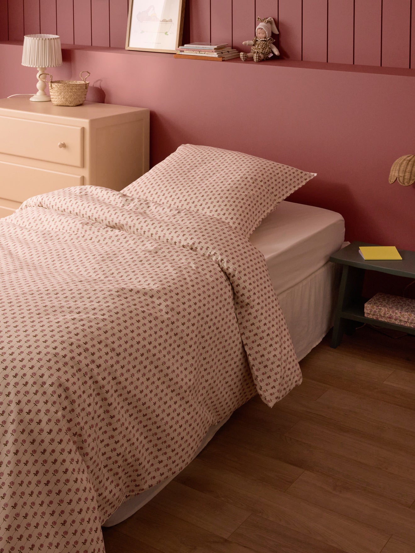 Housse de couette percale de coton "Lucette"
