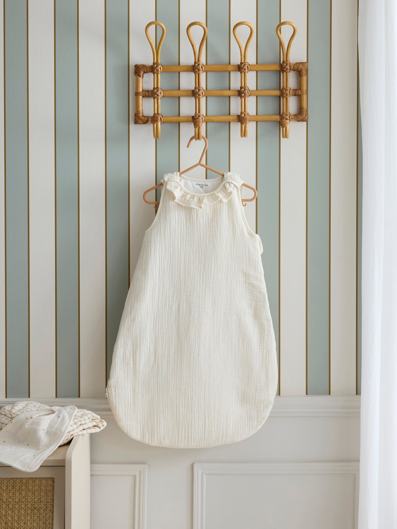 Slaapzak met strookje in biokatoenen tetrastof - TOG 3