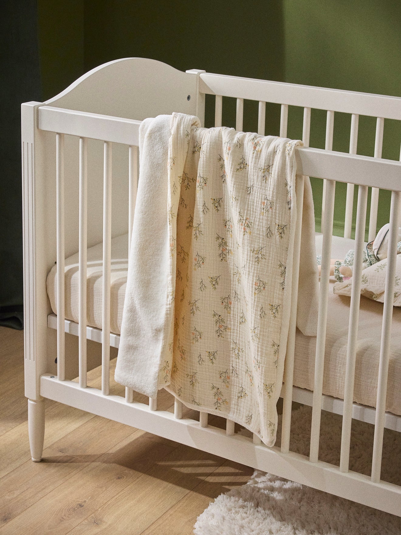 Babyplaid in tetrastof en microfleece