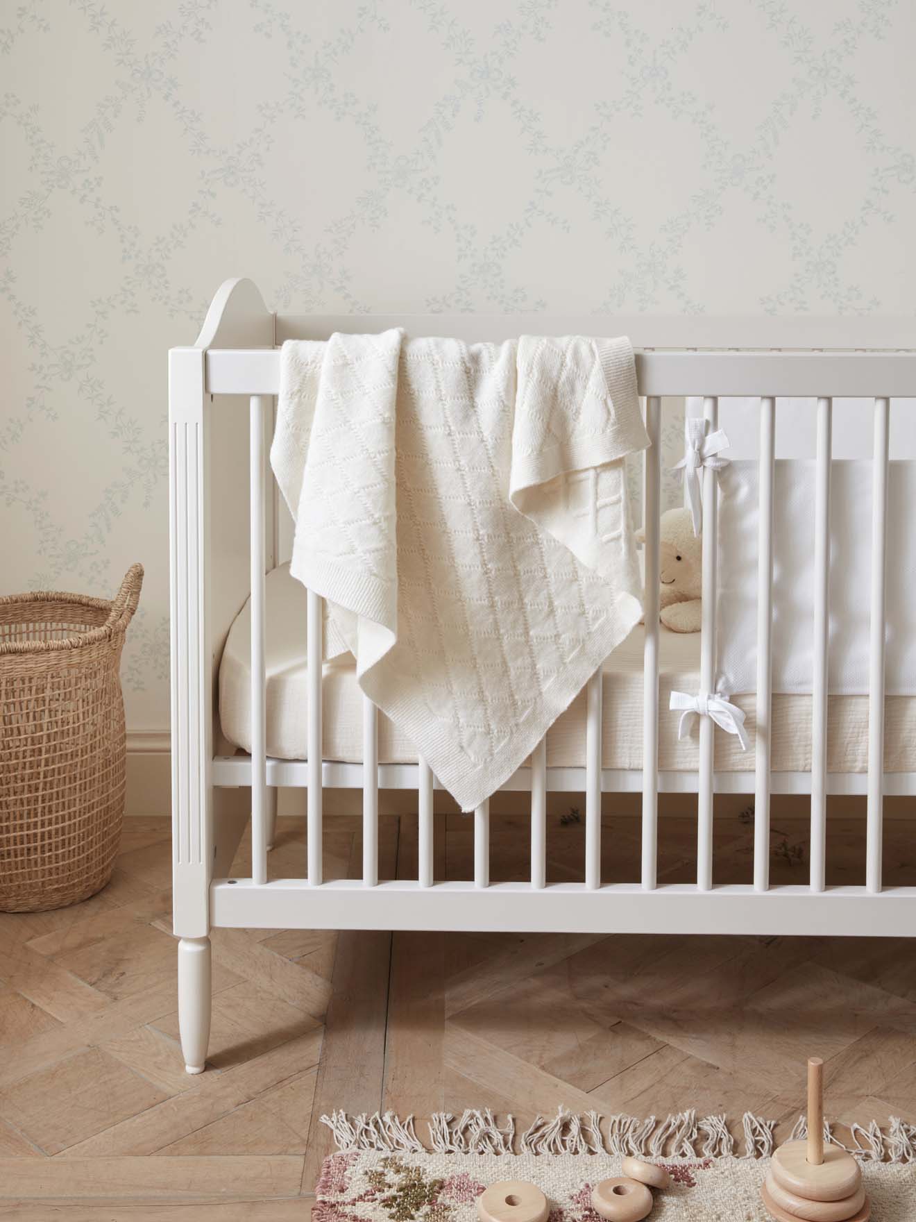 Extrazacht babydeken in wol