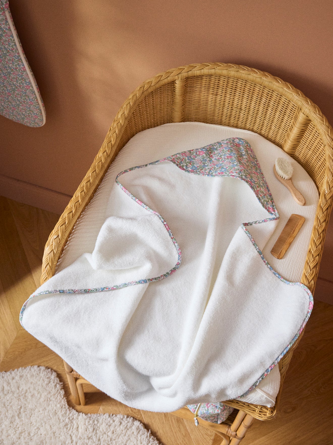Babybadcape met Liberty-stof