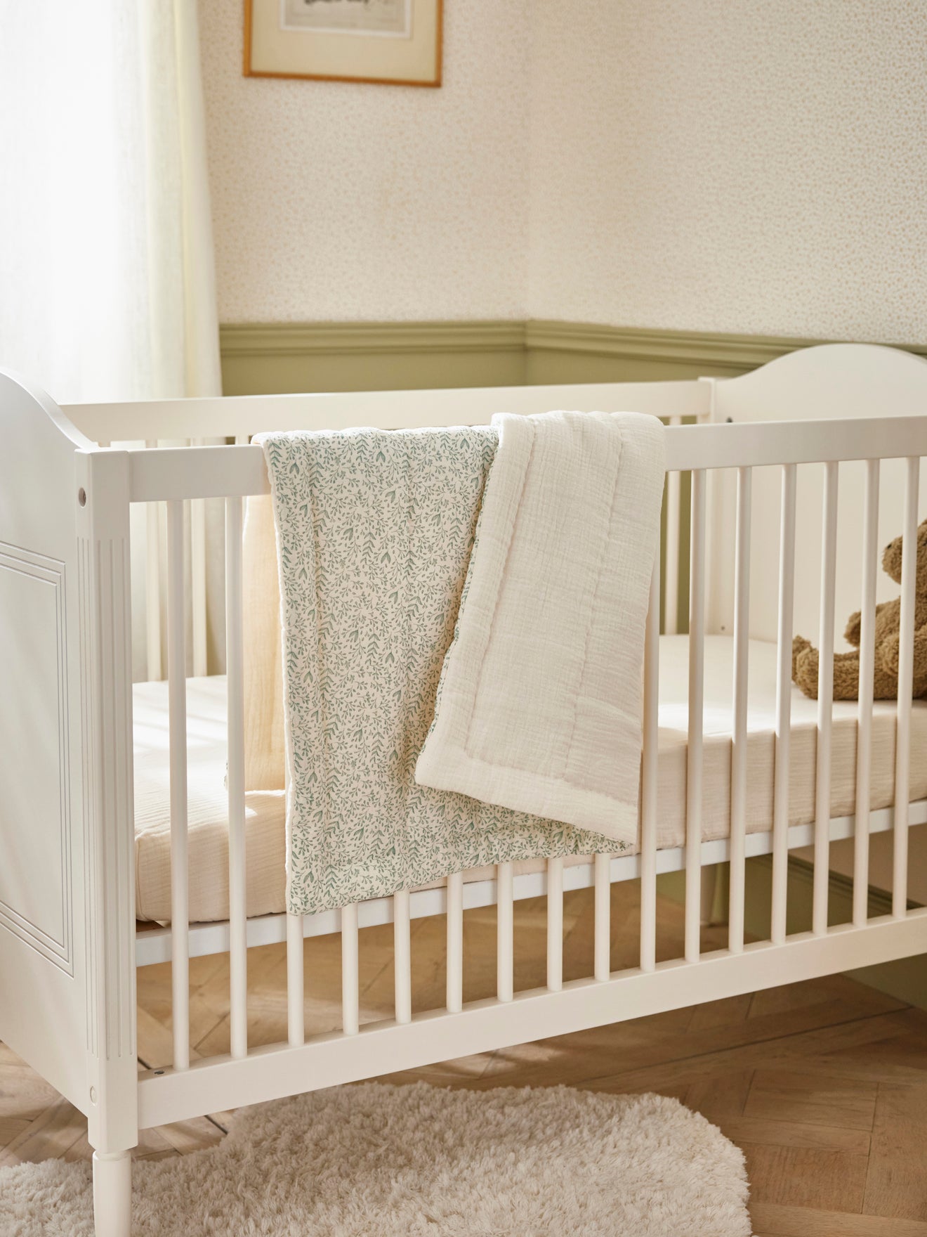Babyplaid in katoenen tetrastof
