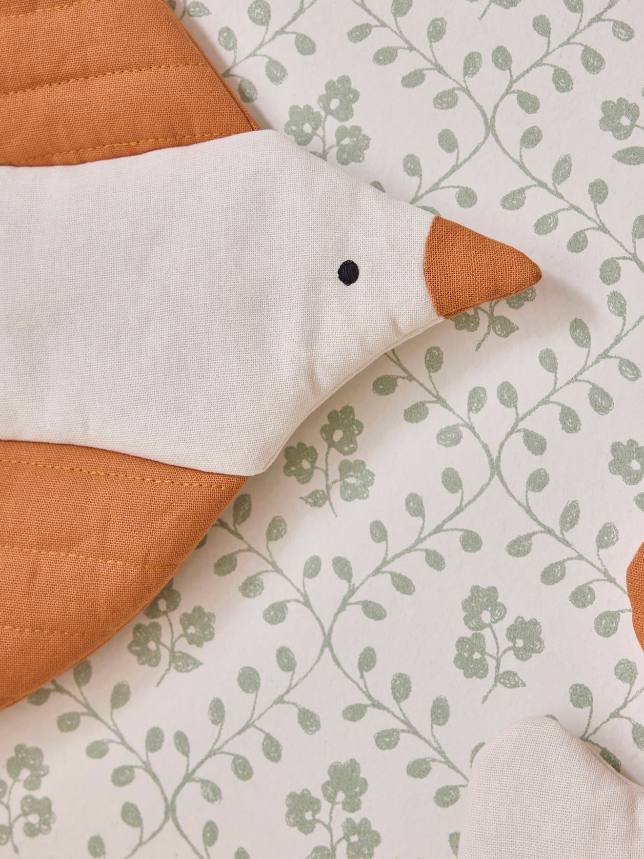 Déco murale Oiseau en tissu par lot de 2