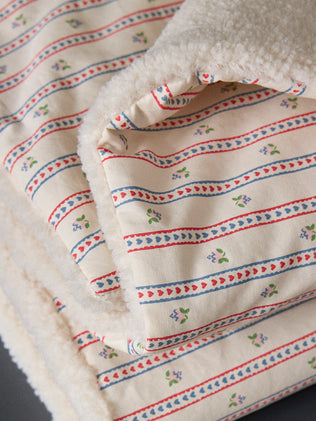 Omkeerbare print - sherpa en Avril-print