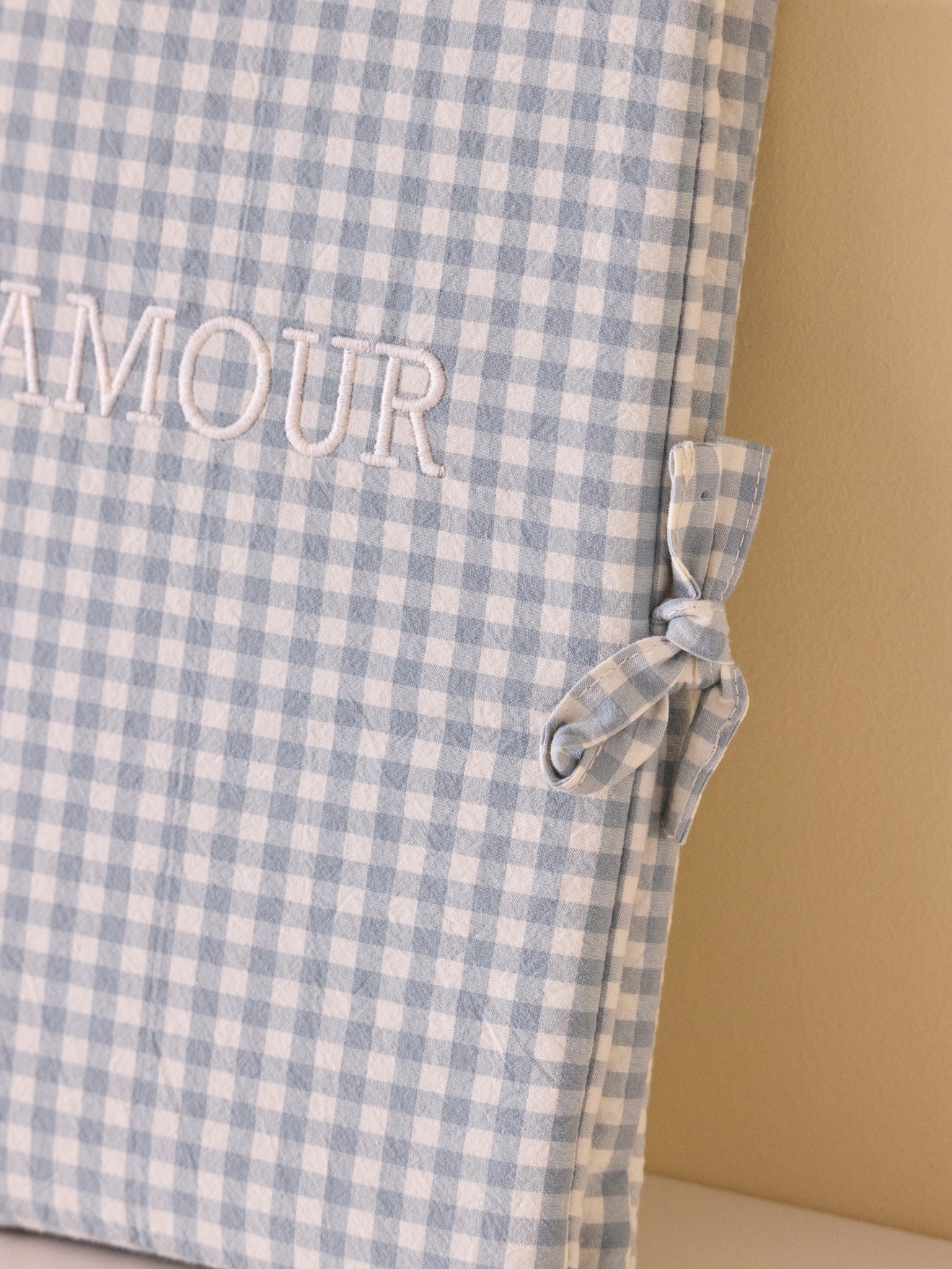 Housse pour carnet de santé en gaze vichy