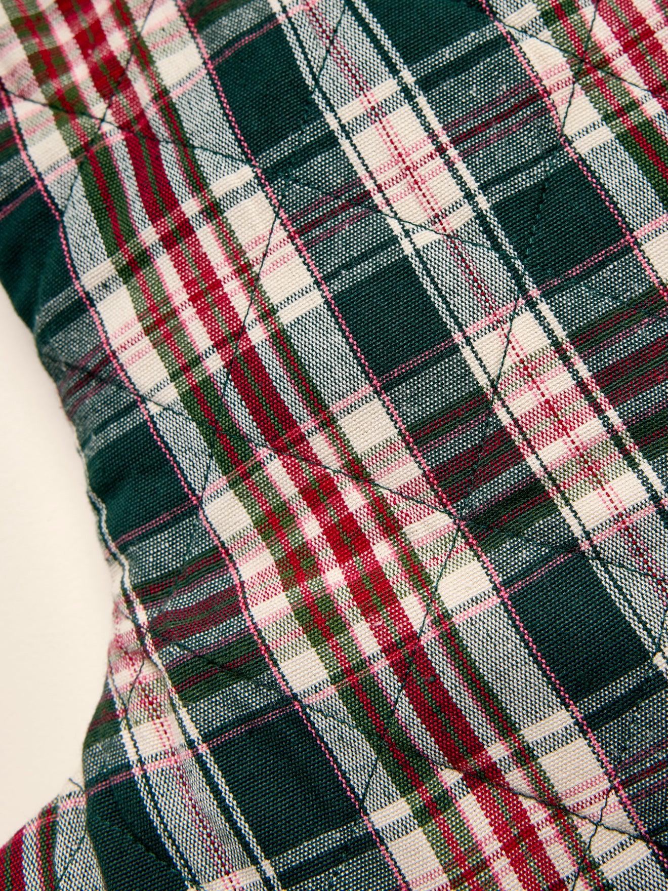 Geruite kerstsok - Kerstcollectie