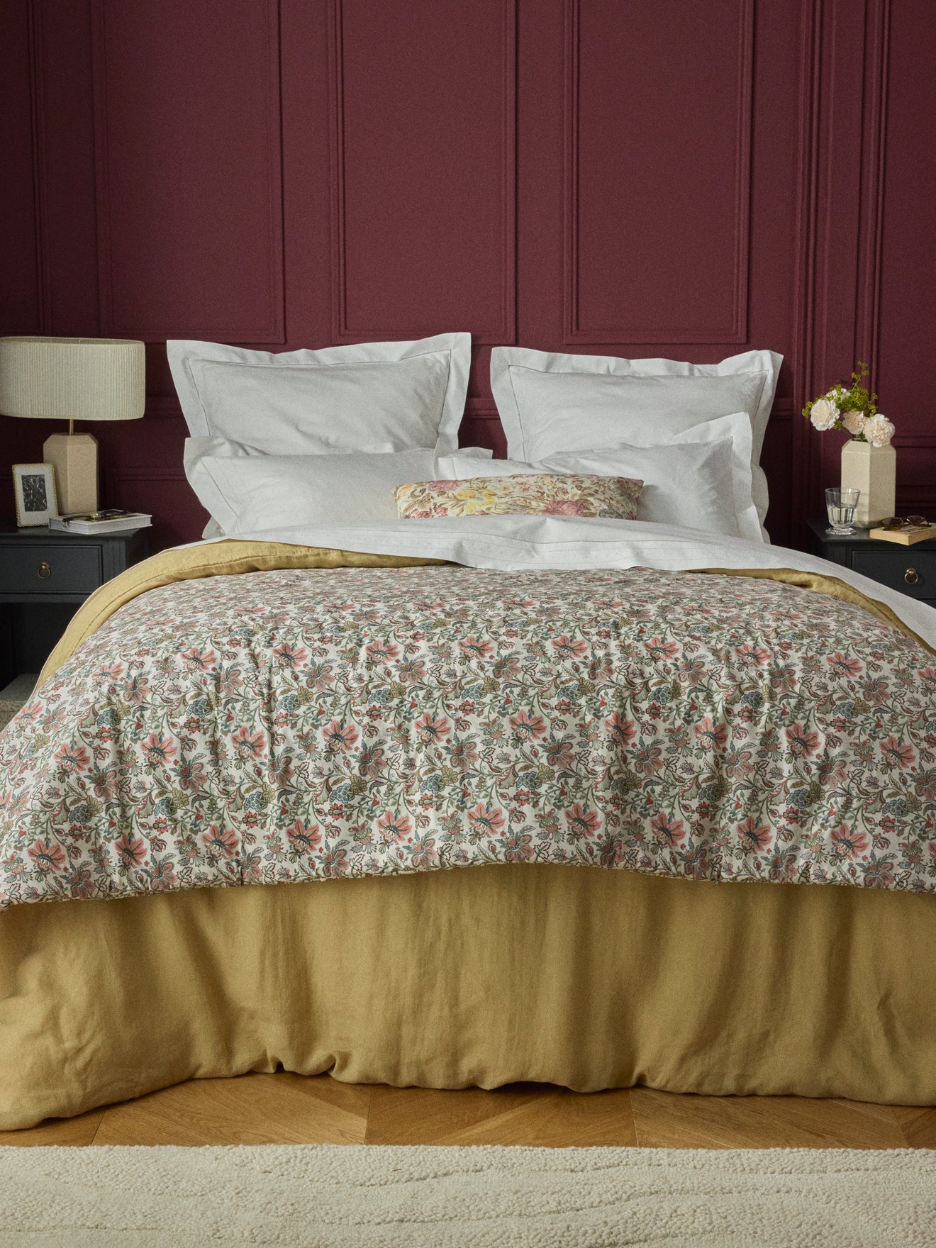 Gewatteerde sprei in katoenbatist "Augustine"