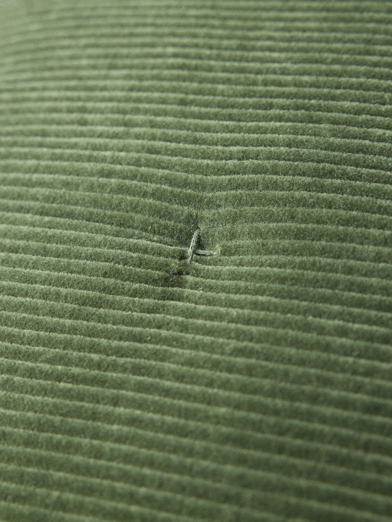 Gewatteerde sprei in ribfluweel