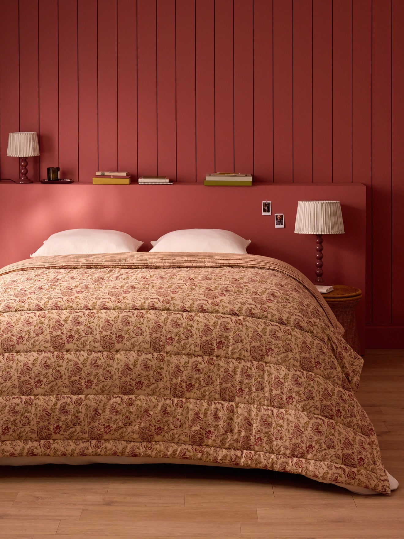 Gewatteerde sprei met Penjab-print