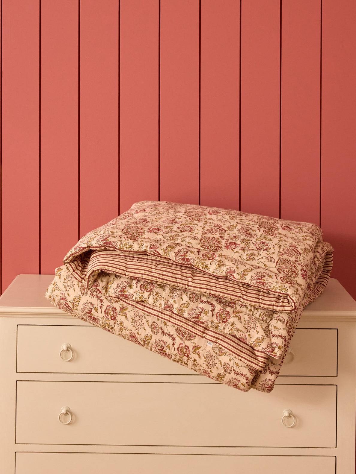 Gewatteerde sprei met Penjab-print
