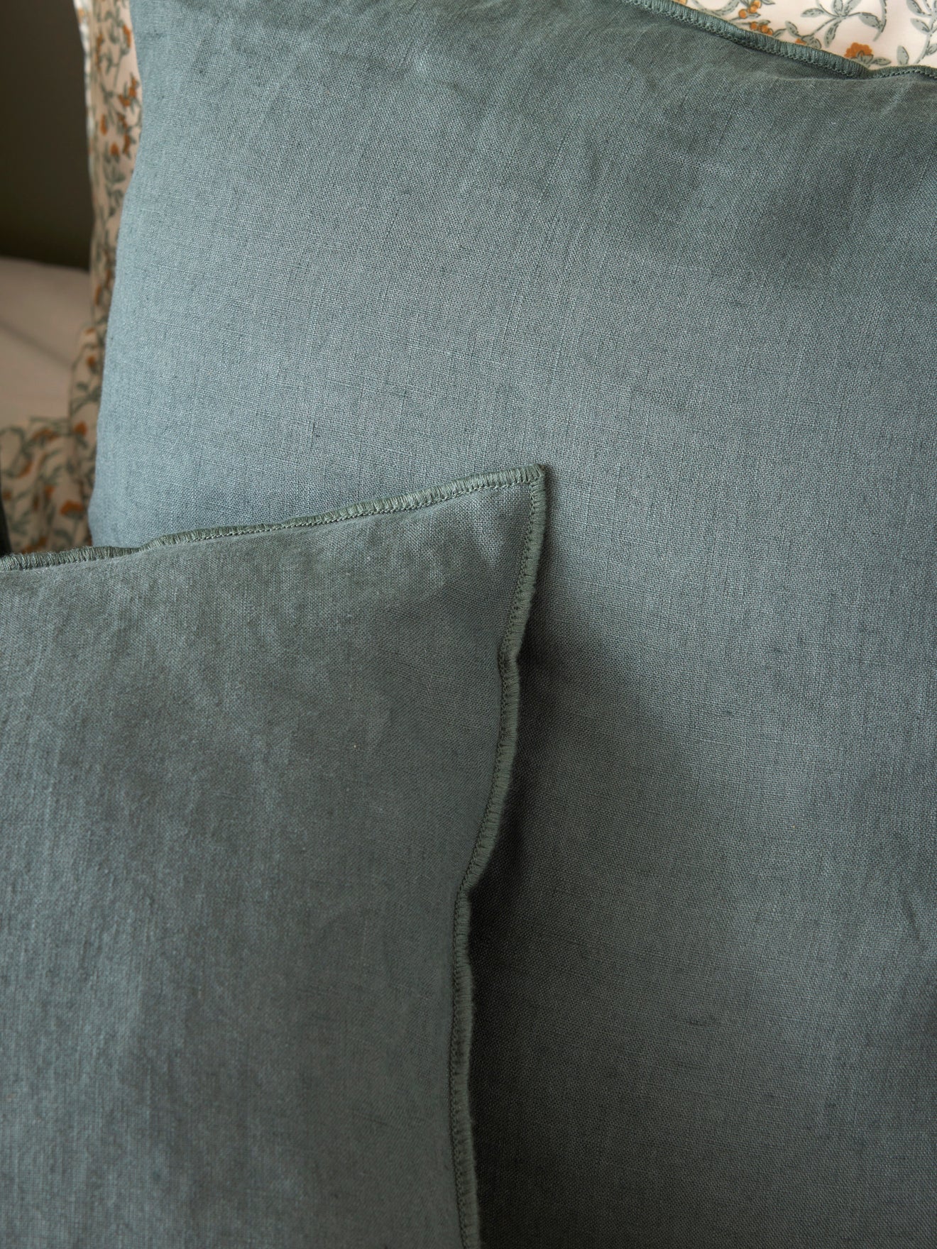 Housse de coussin en lin