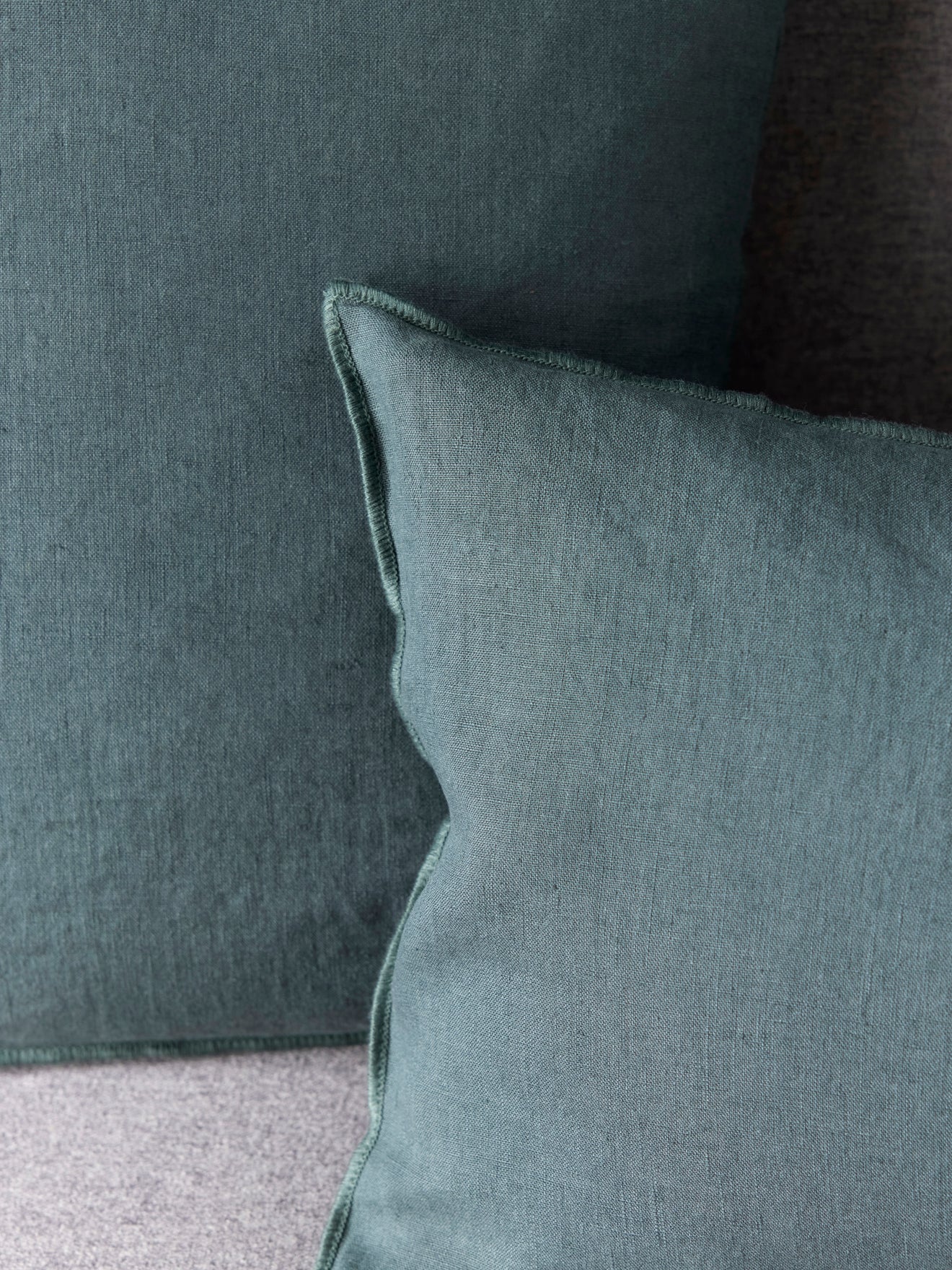 Housse de coussin en lin