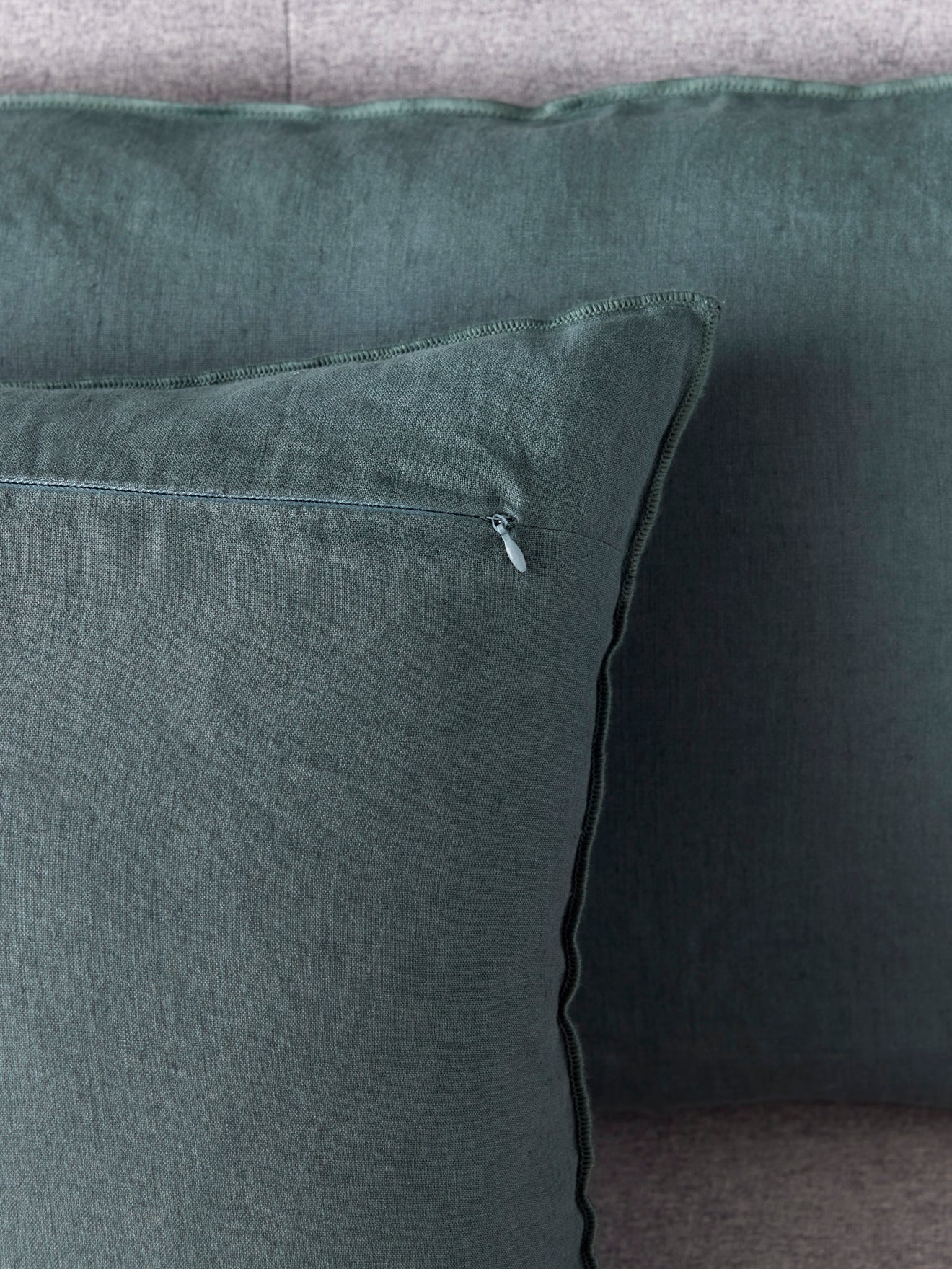 Housse de coussin en lin