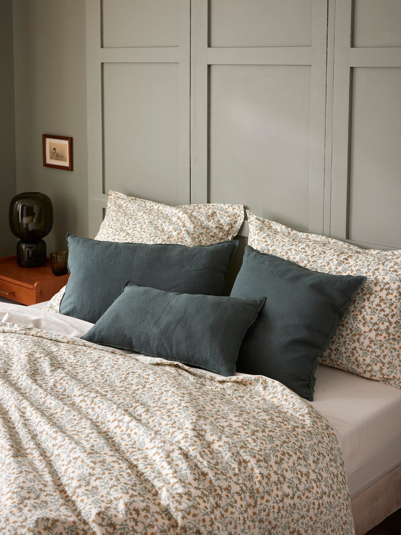 Housse de coussin en lin