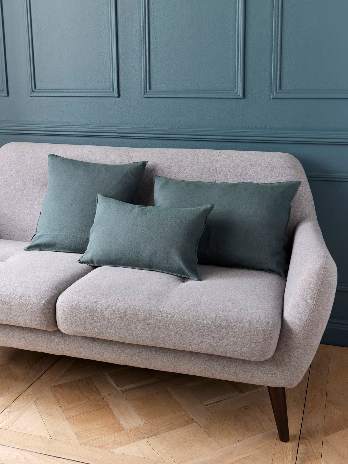 Housse de coussin en lin