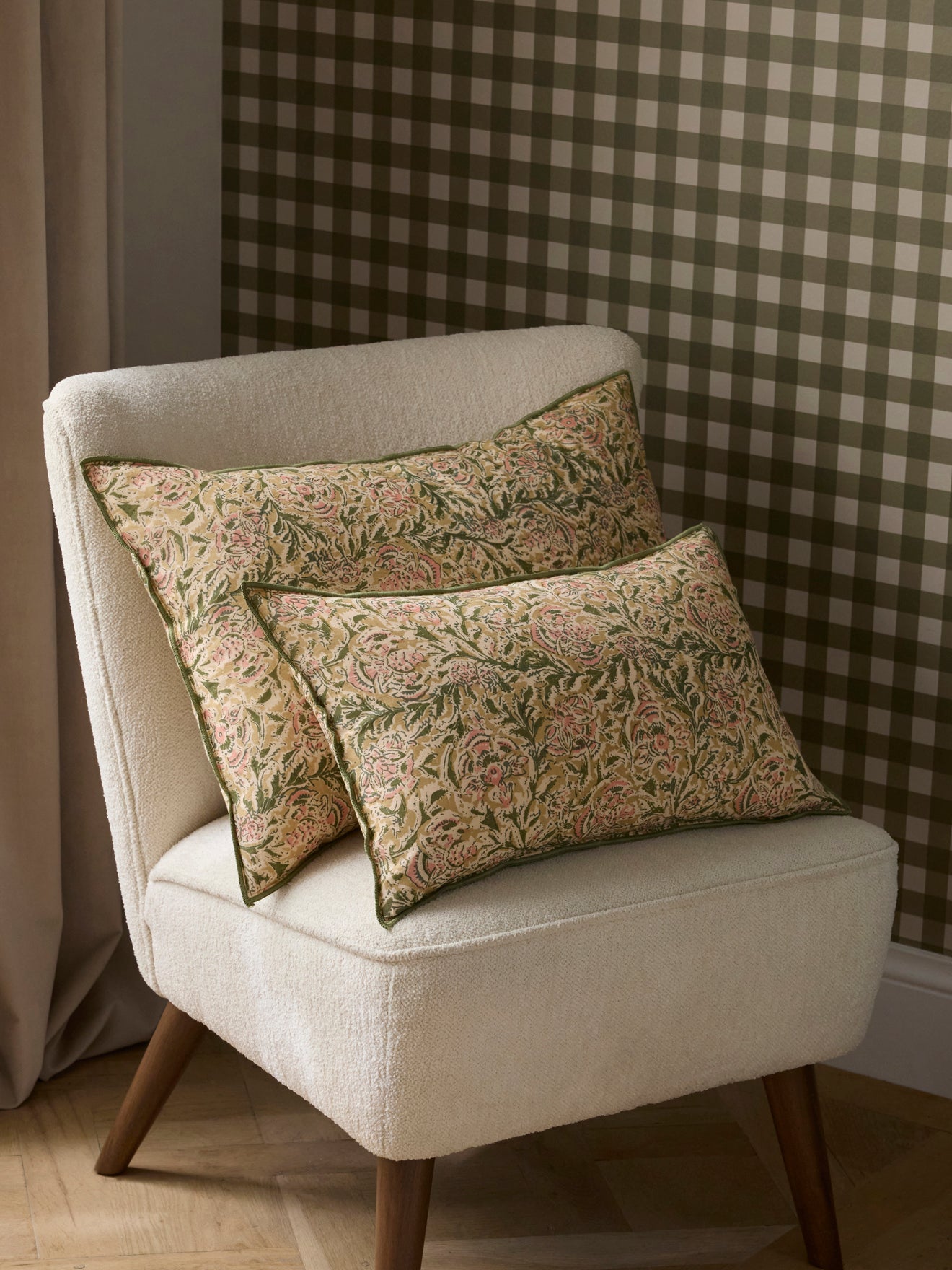 Housse de coussin coton imprimé indien