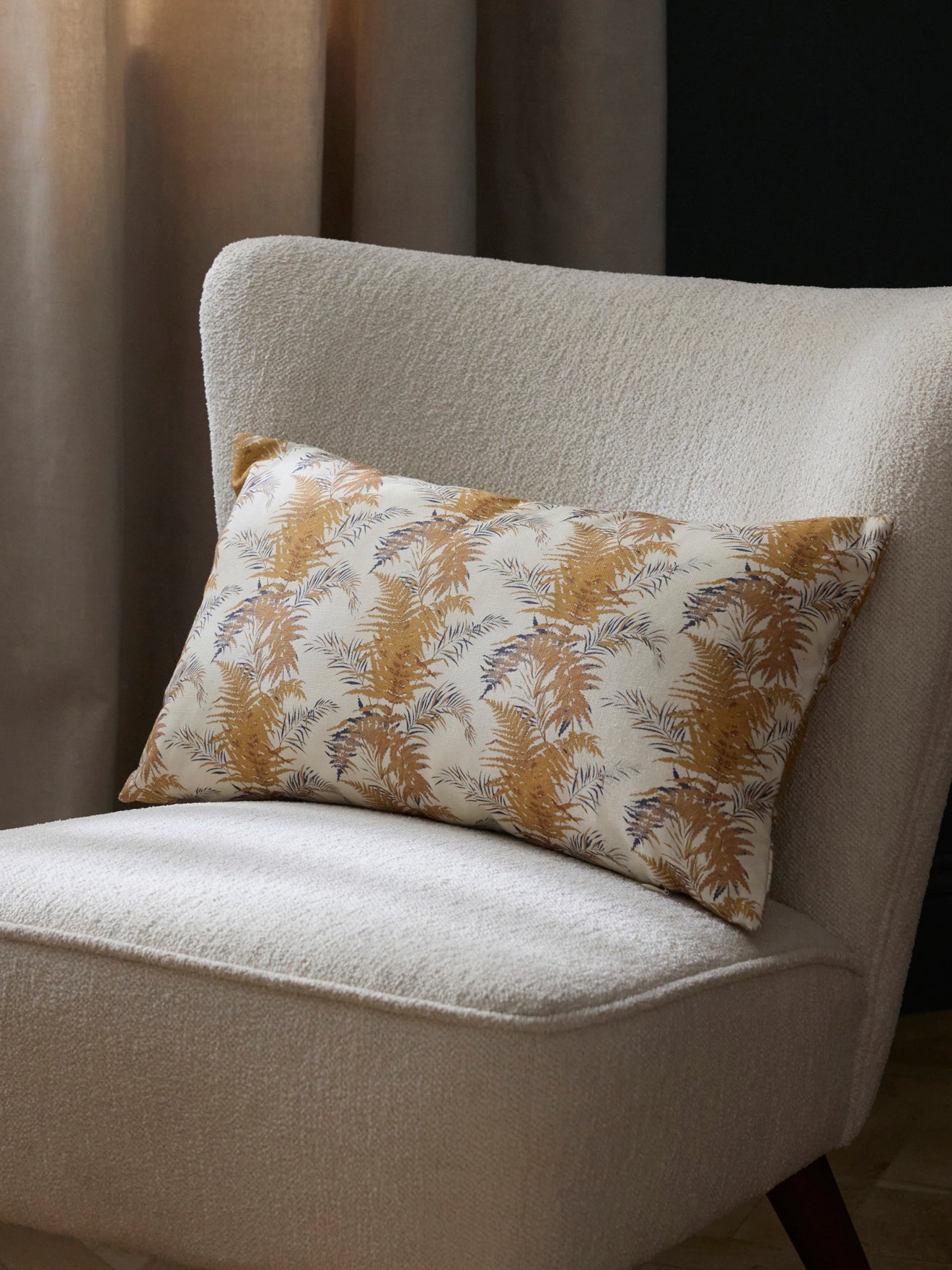 Housse de coussin coton fleuri