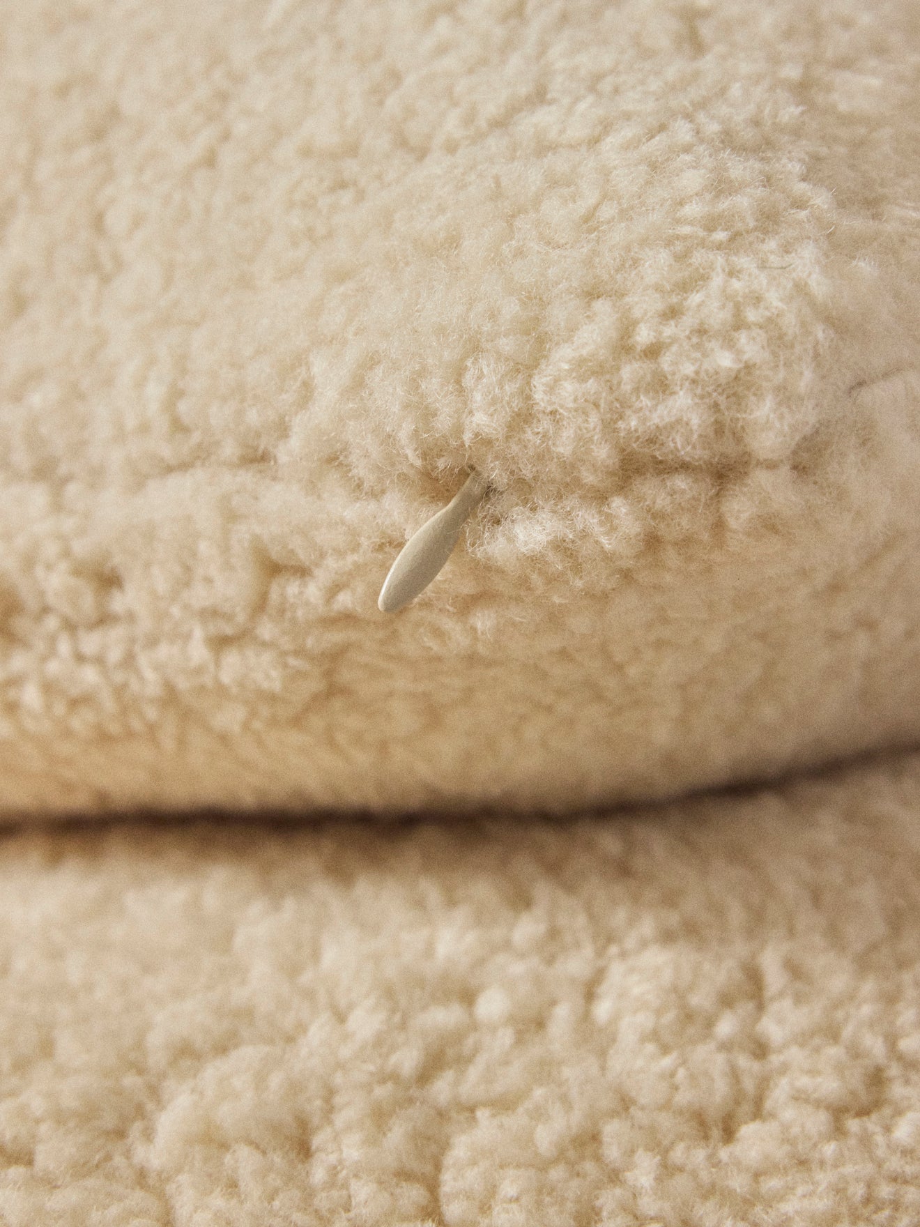 Kussenhoes in sherpa