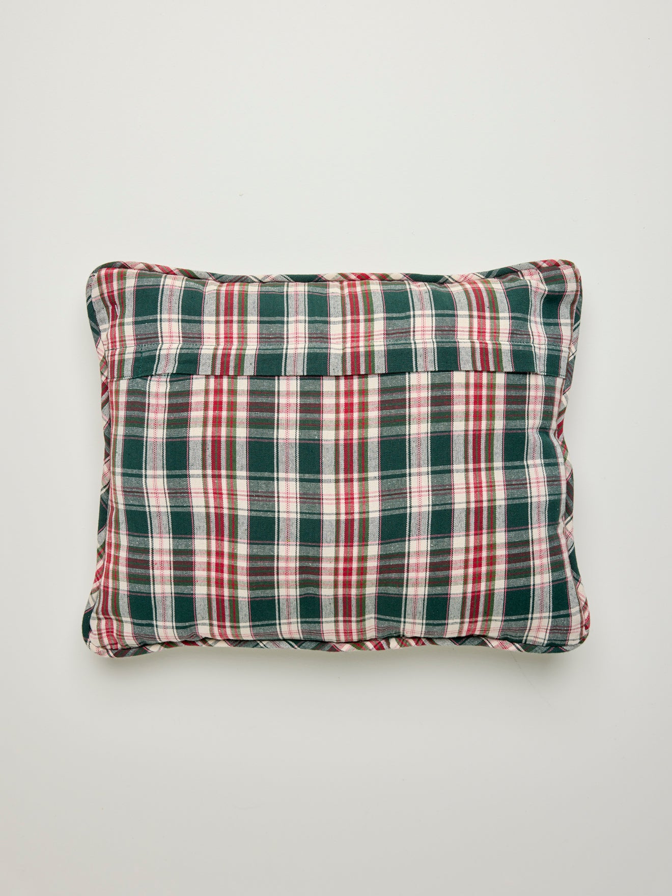 Geruite kussenhoes - Kerstcollectie